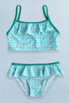 Sky Blue Ruffles Bikini Swimsuit - Go PJ Party