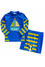 Beach boy Long Sleeve Swimsuit - Go PJ Party