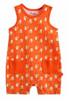 Cool Fox Sleeveless Romper - Go PJ Party