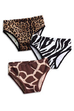 Safari Bikini briefs 3pack - Go PJ Party