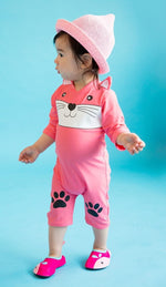 Swimming Kitty Baby 3/4 Sleeve Swimsuit - Go PJ Party