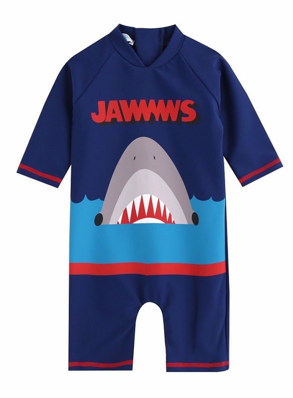 Jaws King Baby 3/4 Sleeve Swimsuit - Go PJ Party