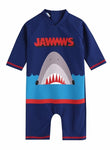 Jaws King Baby 3/4 Sleeve Swimsuit - Go PJ Party