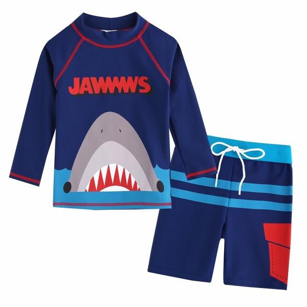 Jaws King Long Sleeve Swimsuit - Go PJ Party