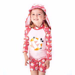 Tanning Bear Pink UV Sunhat - Go PJ Party