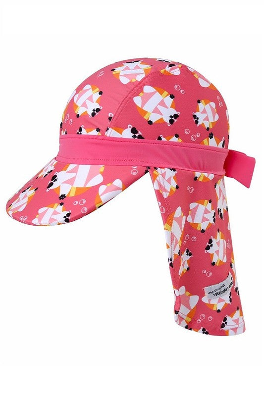 Tanning Bear Pink UV Sunhat - Go PJ Party