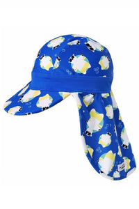 Tanning Bear Blue UV Sunhat - Go PJ Party