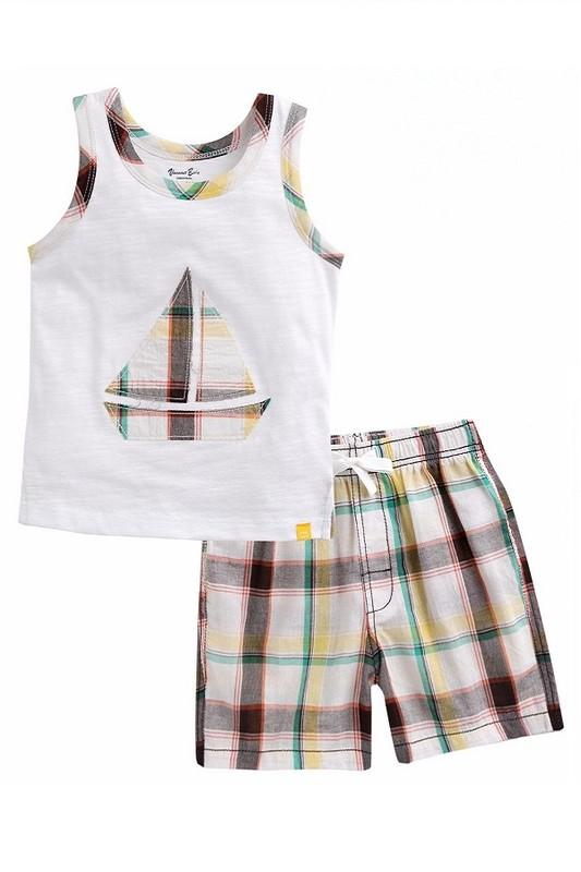 Boat Yellow Sleeveless Outfits - Go PJ Party