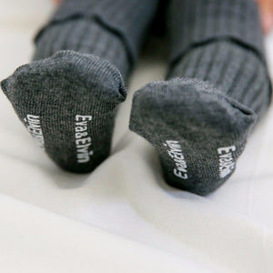 ShaSha Charcoal Ruffle Socks - Go PJ Party