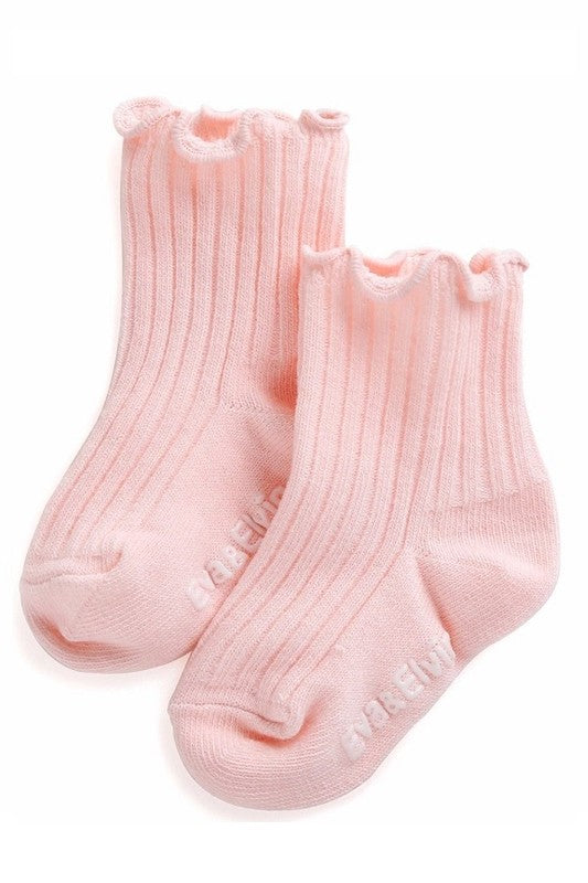 ShaSha Pink Ruffle Socks - Go PJ Party