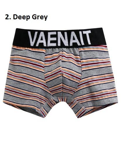 Dandy Deep Grey Striped Boys Boxers - Go PJ Party