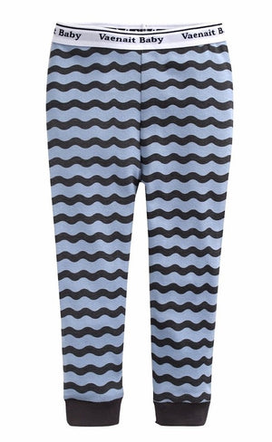 Blue Zebra Long Sleeve Pajama