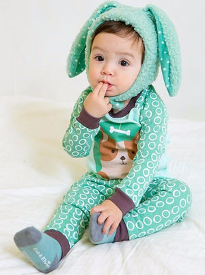 Mint Dali Long Sleeve Pajama - Go PJ Party