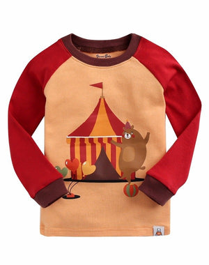 Circus Circus Long Sleeve Pajama - Go PJ Party