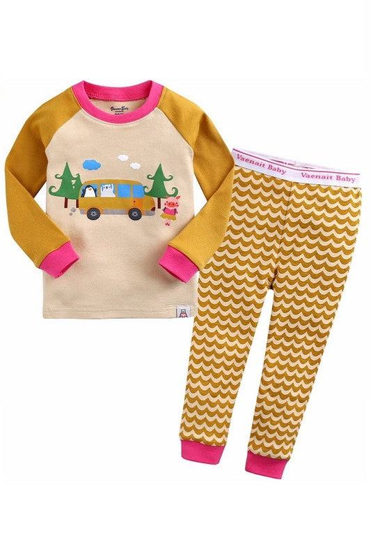 Joy Trip Long Sleeve Pajamas - Go PJ Party