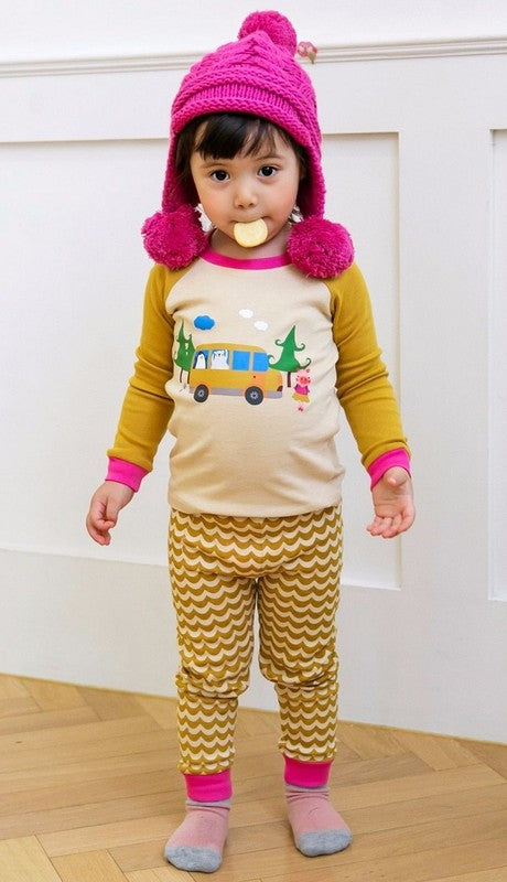 Joy Trip Long Sleeve Pajamas - Go PJ Party