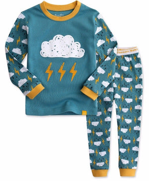 Mint Thunder Long Sleeve Pajama - Go PJ Party