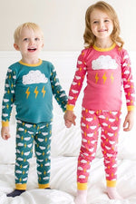 Mint Thunder Long Sleeve Pajama - Go PJ Party