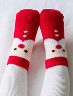 Fuzzy Fur Christmas Socks - Go PJ Party