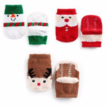 Fuzzy Fur Christmas Socks - Go PJ Party