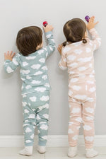 Long Cloud Yellow Long Sleeve Pajama - Go PJ Party