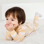 Long Cloud Yellow Long Sleeve Pajama - Go PJ Party