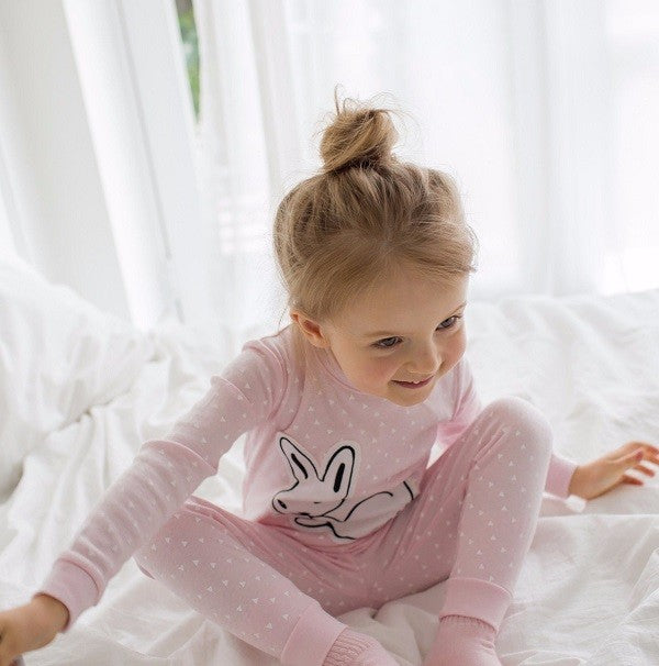 Drawing Rabbit Long Sleeve Pajama - Go PJ Party