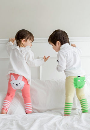 Pink Bunny Baby Leggings - Go PJ Party