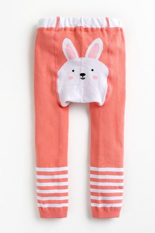 Pink Bunny Baby Leggings - Go PJ Party