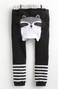 Black Raccoon Baby Leggings - Go PJ Party