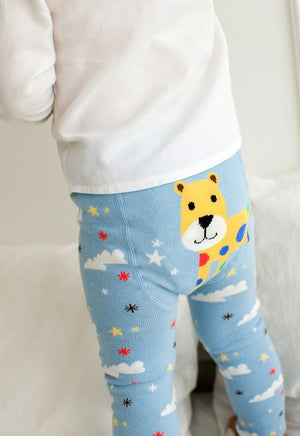 Heaven Sky Cheetah Baby Leggings - Go PJ Party