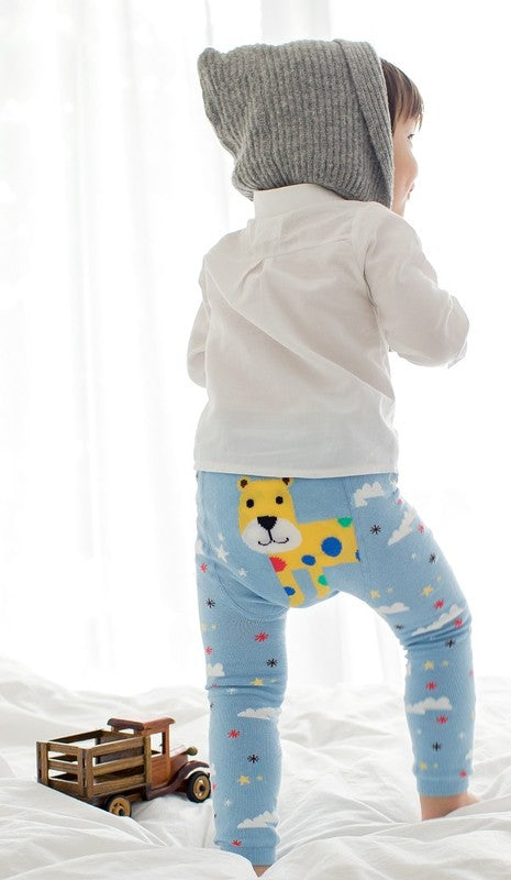 Heaven Sky Cheetah Baby Leggings - Go PJ Party