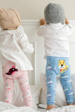 Heaven Bird Pink Baby Leggings - Go PJ Party