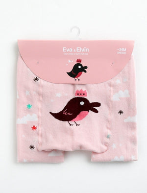 Heaven Bird Pink Baby Leggings - Go PJ Party