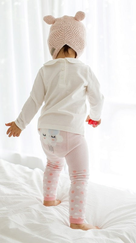 Dot Cloud Baby Leggings - Go PJ Party