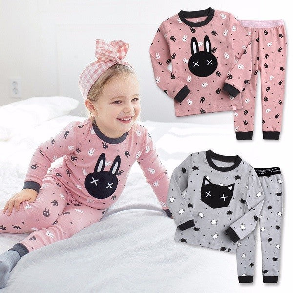 Swing Rabbit Pink Long Sleeve Pajama - Go PJ Party