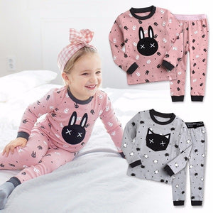 Swing Rabbit Pink Long Sleeve Pajama - Go PJ Party