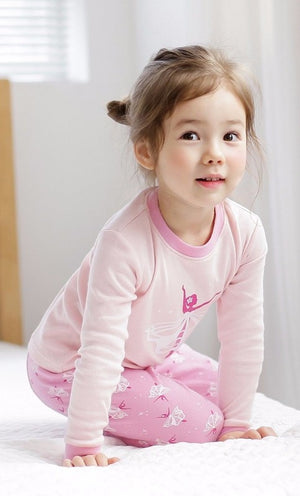 Ballerina Pink Long Sleeve Pajama - Go PJ Party