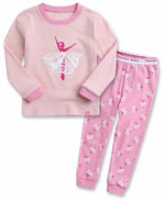 Ballerina Pink Long Sleeve Pajama - Go PJ Party