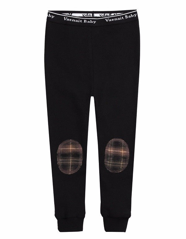 Mono Black Patch Long Sleeve Pajamas - Go PJ Party