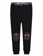 Mono Black Patch Long Sleeve Pajamas - Go PJ Party