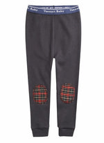 Mono Charcoal Patch Long Sleeve Pajamas - Go PJ Party