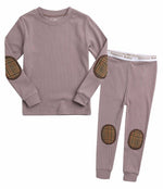 Maple Patch Sepia Long Sleeve Pajama - Go PJ Party