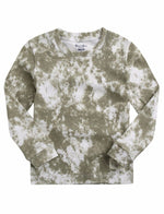 Tie Dye Khaki Long Sleeve Pajama - Go PJ Party