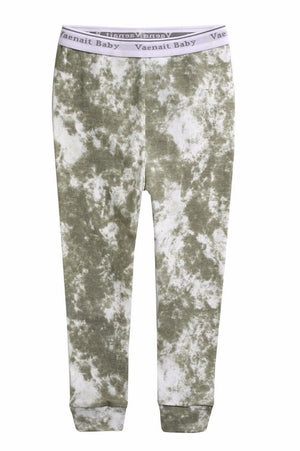 Tie Dye Khaki Long Sleeve Pajama - Go PJ Party