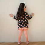 Pink Polka Dot Crew Neck Sweater - Go PJ Party