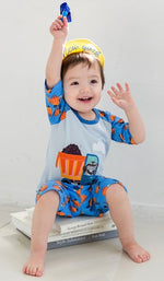 Vroom Raccoon 3/4 Sleeve Outfits - Go PJ Party