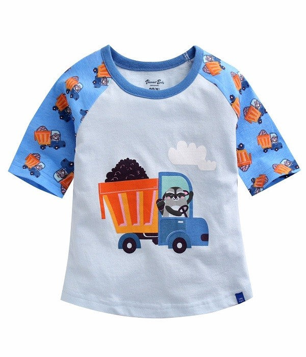 Vroom Raccoon 3/4 Sleeve Outfits - Go PJ Party