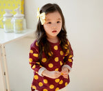 Yellow Polka Dot Crew Neck Sweater - Go PJ Party