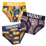 Stripe Mega Robot Boys Briefs 3pack - Go PJ Party